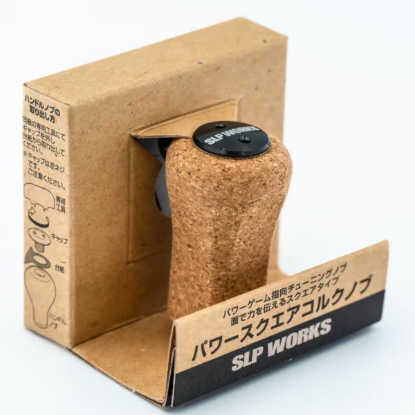 SLP WORKS Power Square Cork Handle Knob