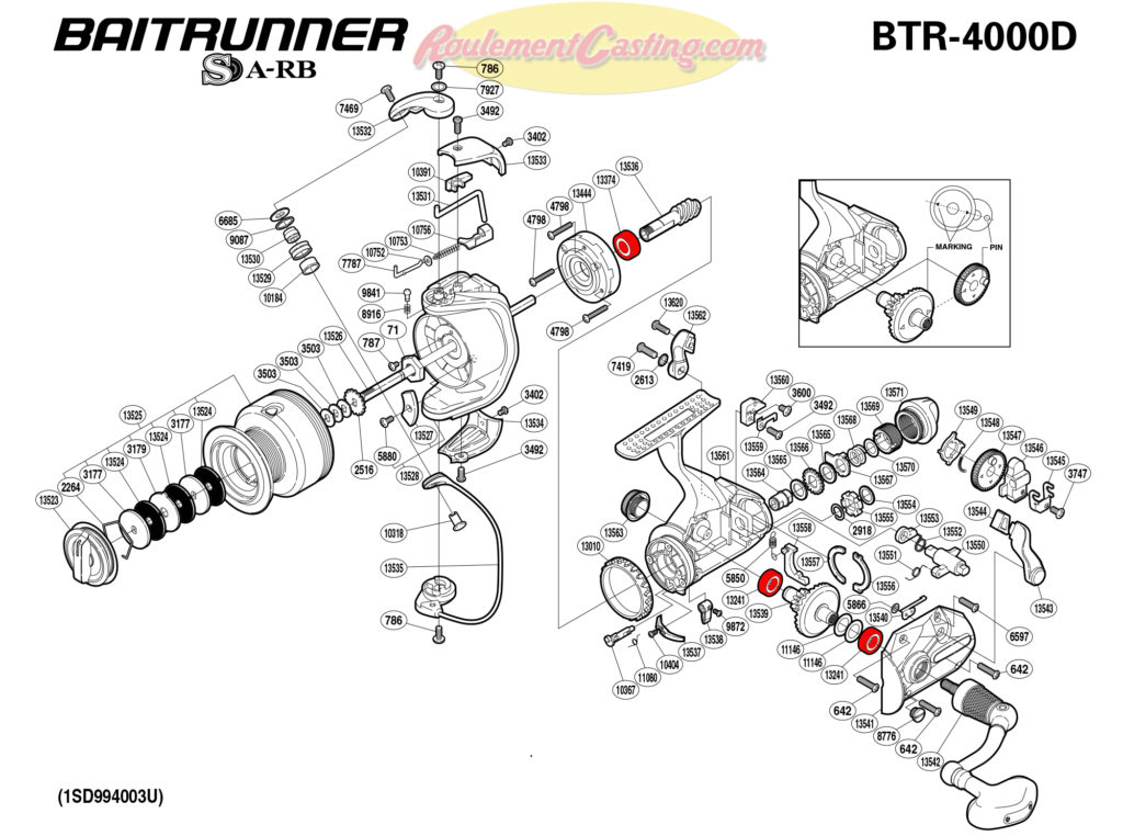 Shimano Reel Diagrams