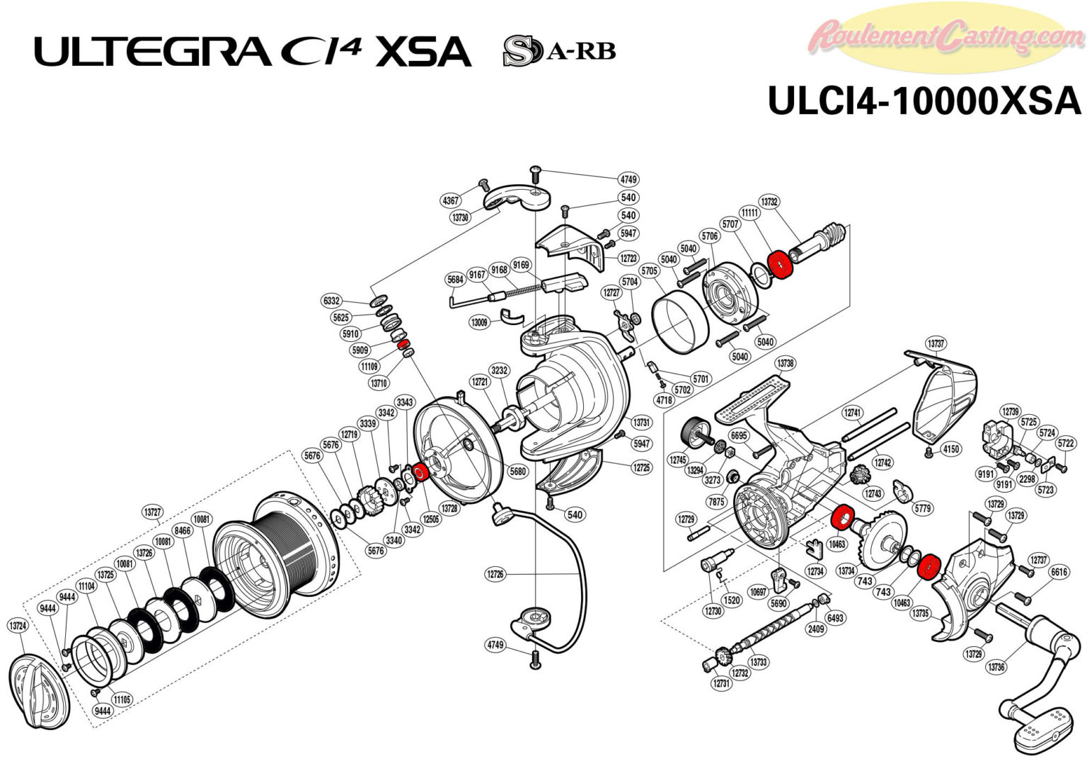 39 shimano stradic ci4 parts diagram Diagram For You