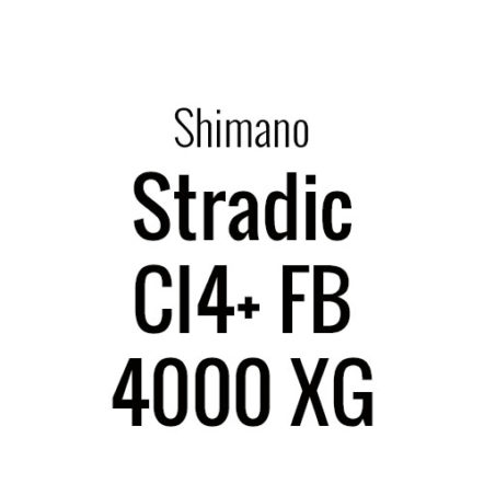 Pack roulements Stradic CI4+ FB 4000XG